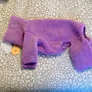 Little Beast Purple Disco Fleece Onesie. Size L